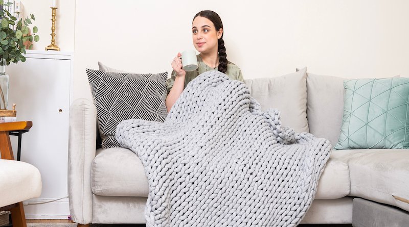 Calming Effect of Weighted Blankets for Anxiety